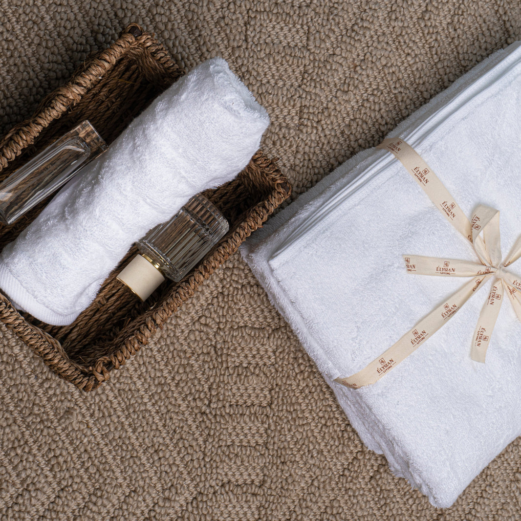 Image of freshly laundered towels with scents to discuss the memories they invoke. 